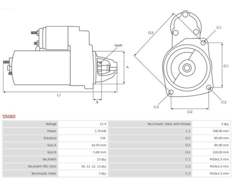 Starter motor / Starter