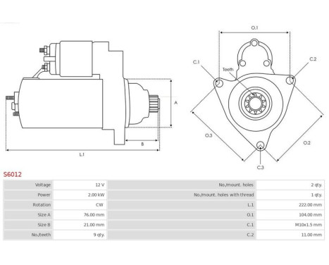 Starter motor / Starter, Image 5