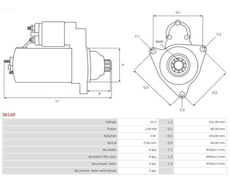 Starter motor / Starter, Image 5