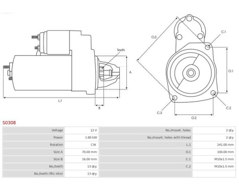 Starter motor / Starter
