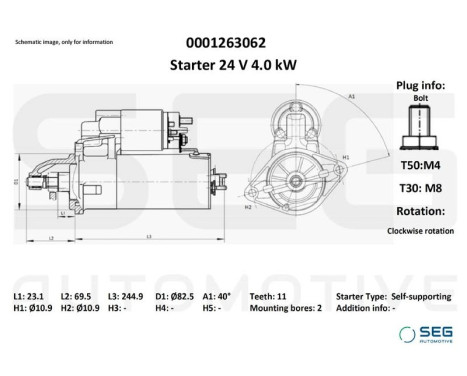 Starter motor / Starter, Image 2