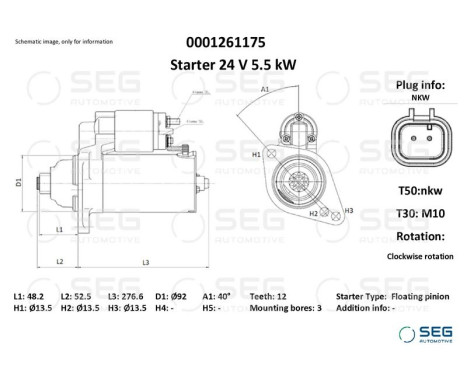 Starter motor / Starter