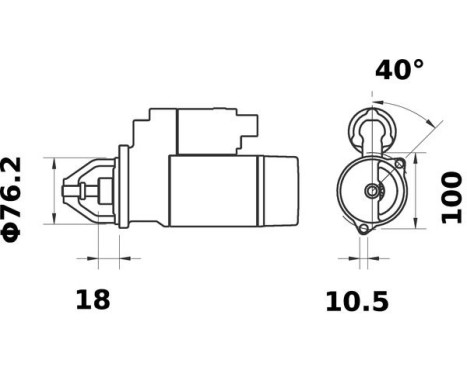 Starter motor / Starter, Image 2