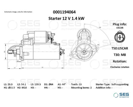 Starter motor / Starter