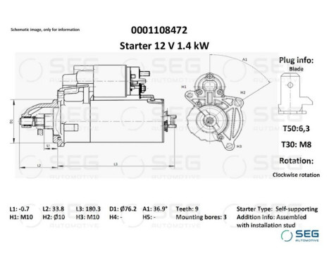 Starter motor / Starter