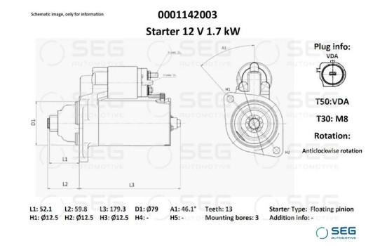 Starter motor / Starter, Image 6