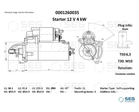 Starter motor / Starter