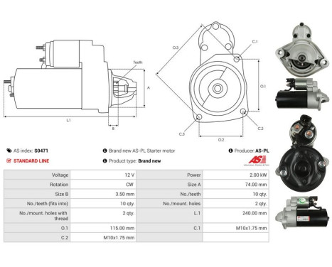 Starter motor / Starter, Image 5