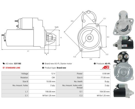 Starter motor / Starter, Image 5