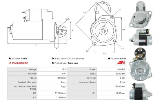 Starter motor / Starter, Image 5