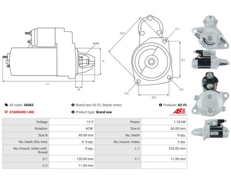 Starter motor / Starter, Image 5