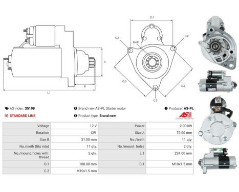 Starter motor / Starter, Image 5