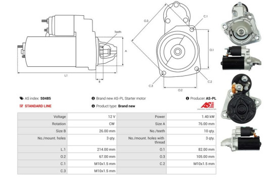 Starter motor / Starter, Image 5