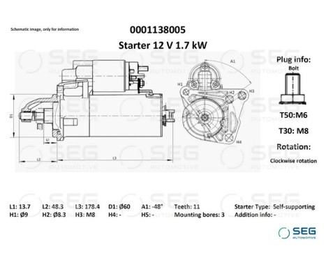Starter motor / Starter, Image 2