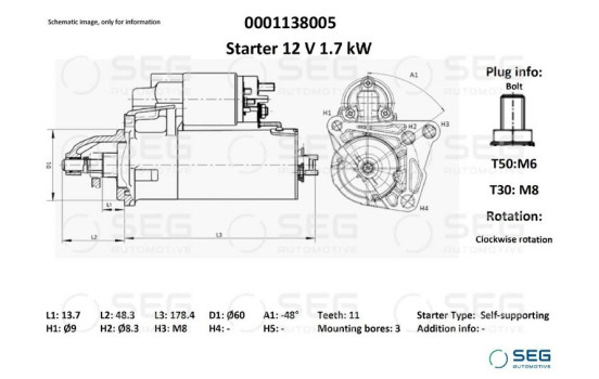 Starter motor / Starter, Image 2