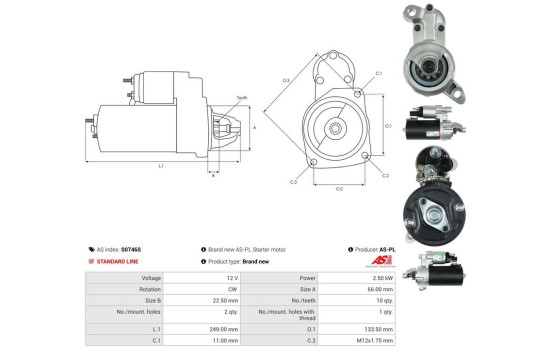 Starter motor / Starter, Image 5