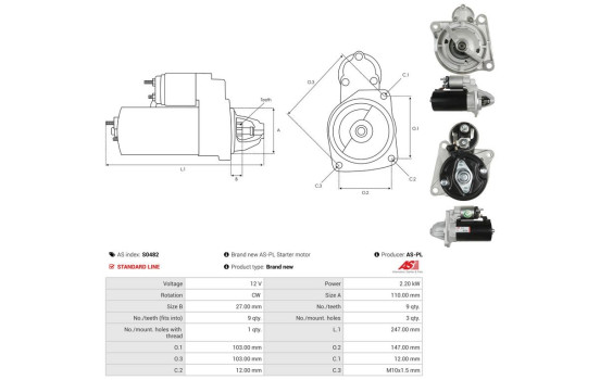 Starter motor / Starter, Image 5