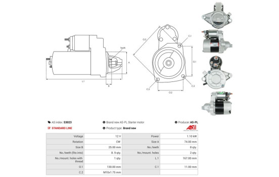 Starter motor / Starter, Image 5