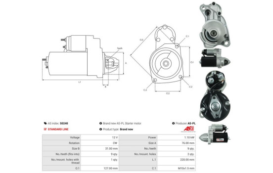Starter motor / Starter, Image 5