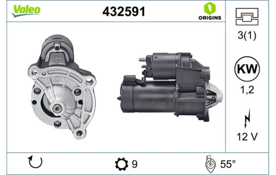 Starter NEW ORIGINAL PART 432591 Valeo