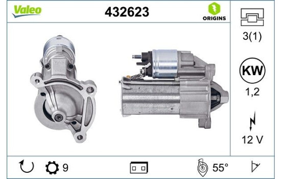 Starter NEW ORIGINAL PART 432623 Valeo, Image 4