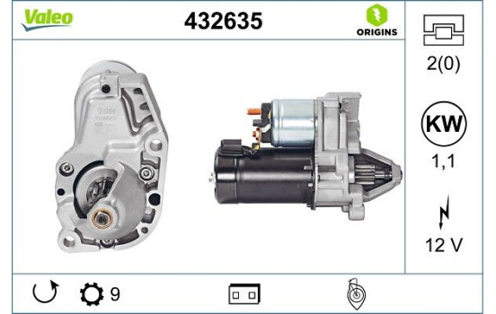 Starter NEW ORIGINAL PART 432635 Valeo, Image 4