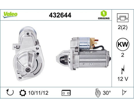 Starter NEW ORIGINAL PART 432644 Valeo, Image 5