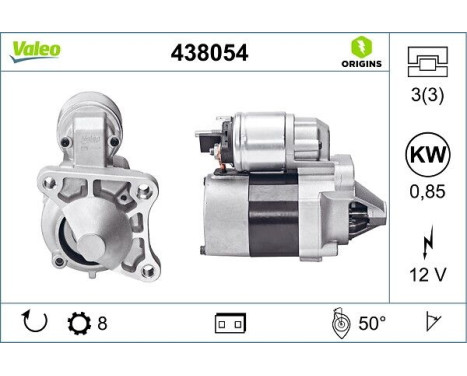 Starter NEW ORIGINAL PART 438054 Valeo, Image 4