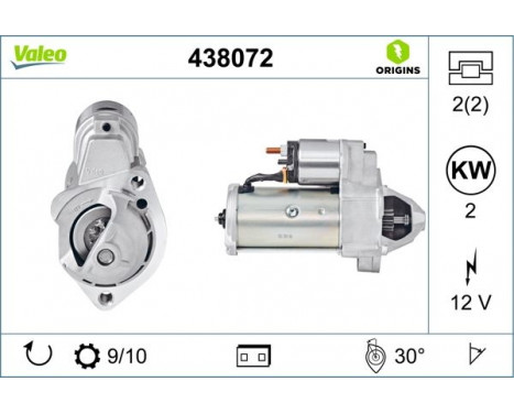 Starter NEW ORIGINAL PART 438072 Valeo