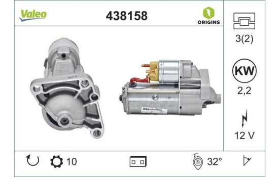 Starter NEW ORIGINAL PART 438158 Valeo