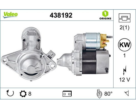 Starter NEW ORIGINAL PART 438192 Valeo, Image 4