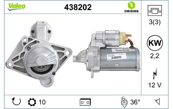 Starter NEW ORIGINAL PART 438202 Valeo