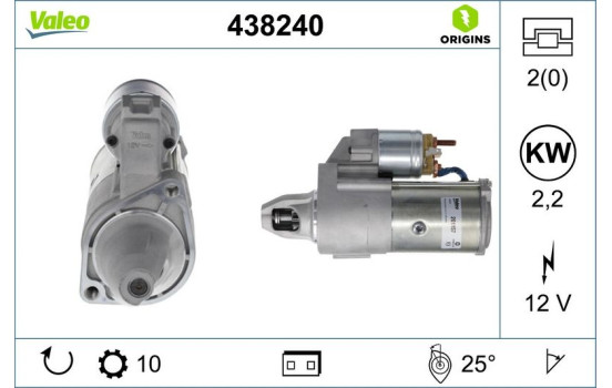 Starter NEW ORIGINAL PART 438240 Valeo, Image 4