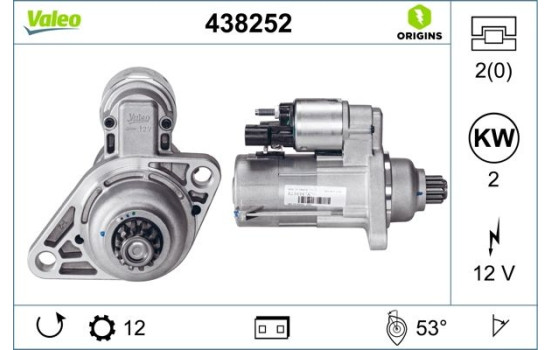 Starter NEW ORIGINAL PART 438252 Valeo, Image 4