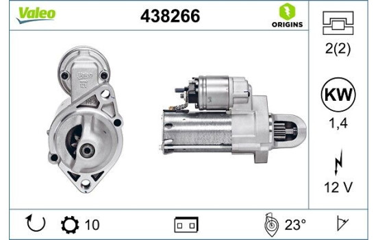 Starter NEW ORIGINAL PART 438266 Valeo