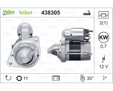 Starter NEW ORIGINAL PART 438305 Valeo
