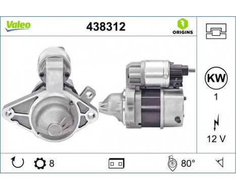 Starter NEW ORIGINAL PART 438312 Valeo