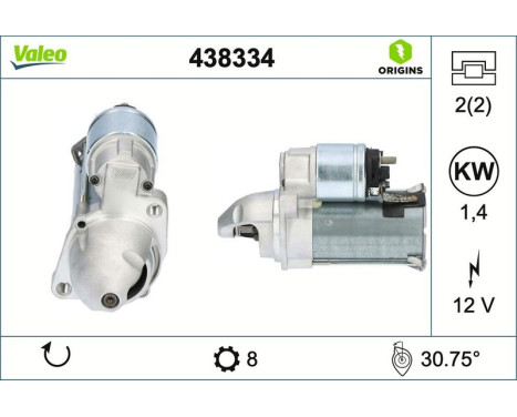 Starter NEW ORIGINAL PART 438334 Valeo