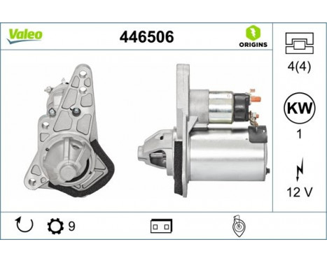 Starter NEW ORIGINAL PART 446506 Valeo, Image 3
