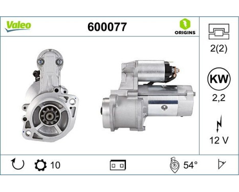 Starter NEW ORIGINAL PART 600077 Valeo, Image 4
