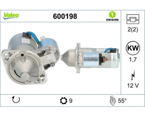Starter NEW ORIGINAL PART 600198 Valeo, Image 4
