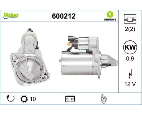Starter NEW ORIGINAL PART 600212 Valeo, Image 4
