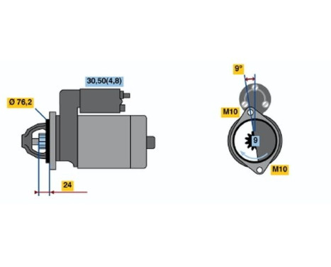 Starter R74-L6012V(R) Bosch