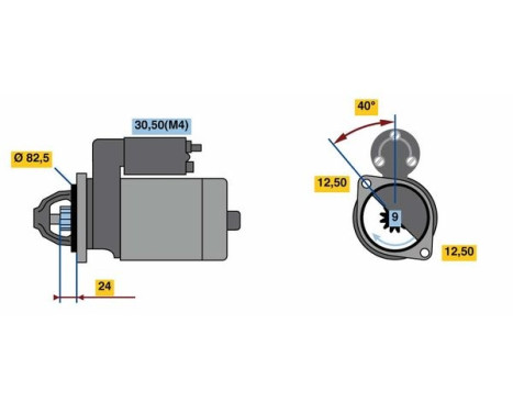 Starter R78-M5512V(R) Bosch, Image 5