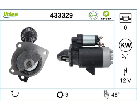 Starter REMANUFACTURED PREMIUM 433329 Valeo, Image 5
