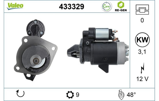 Starter REMANUFACTURED PREMIUM 433329 Valeo, Image 5