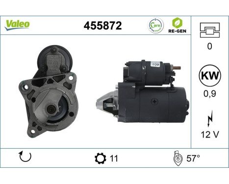 Starter REMANUFACTURED PREMIUM 455872 Valeo, Image 5