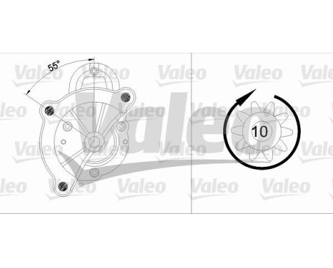 Starter REMANUFACTURED PREMIUM 455960 Valeo, Image 3