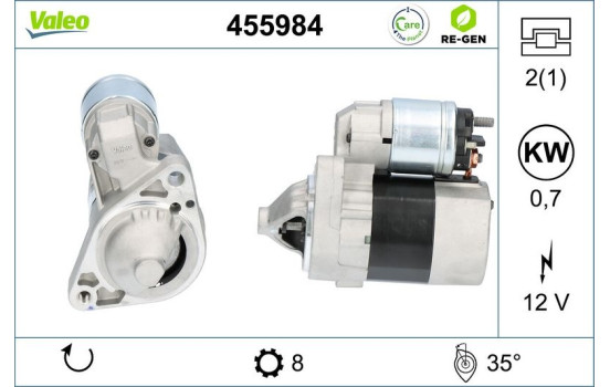 Starter REMANUFACTURED PREMIUM 455984 Valeo, Image 5