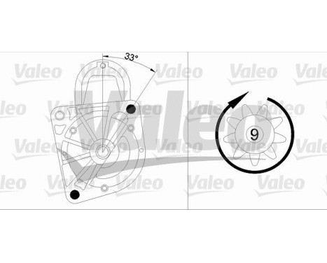 Starter REMANUFACTURED PREMIUM 458163 Valeo, Image 2